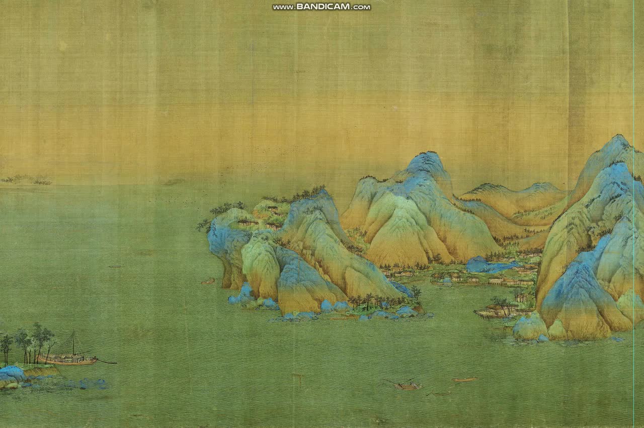 中国絵画　山道　Old Chinese painting 中国絵画 山道 Old Chinese painting
