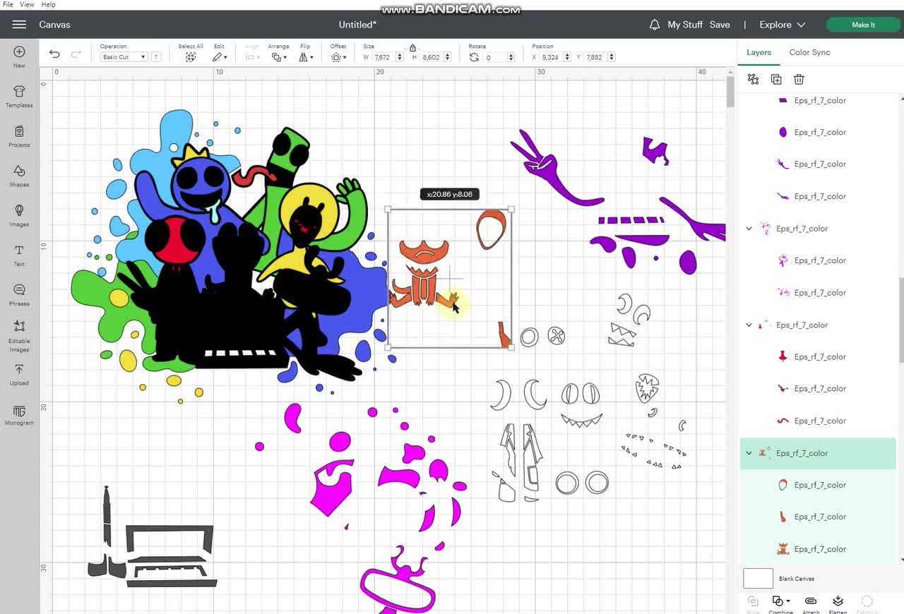 Rainbow friends SVG, Rainbow friends PNG, Sublimation, Transfer, Digital  download, Vector illustration