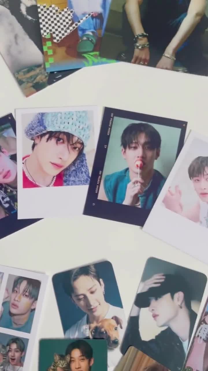 Bang Chan Stray Kids Bias Pack Stay Kids Ate Album Photocard Set