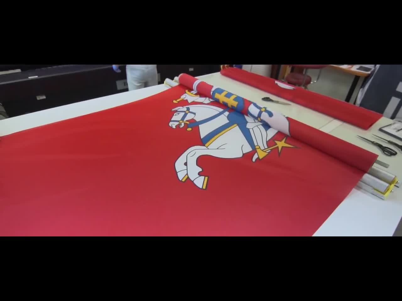 ロサンゼルス市旗のユニークなプリント、3 x 5 フィート / 90 x 150 cm