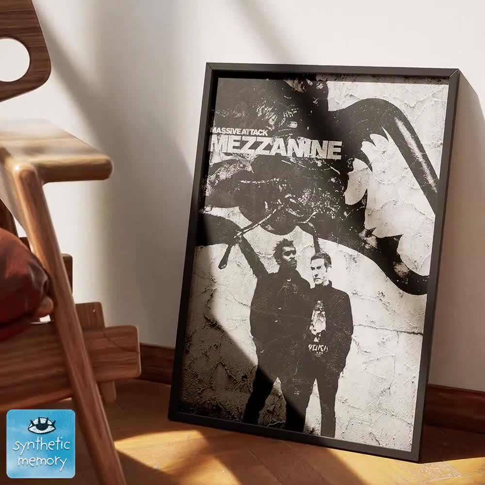 Massive Attack Mezzanine Poster Trip Hop Wall Art Digital Download