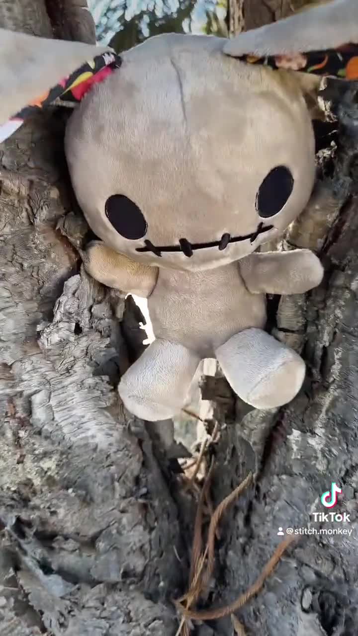 Zombie Bunny Plush, Halloween Spooky Minky Fabric Toy - Etsy