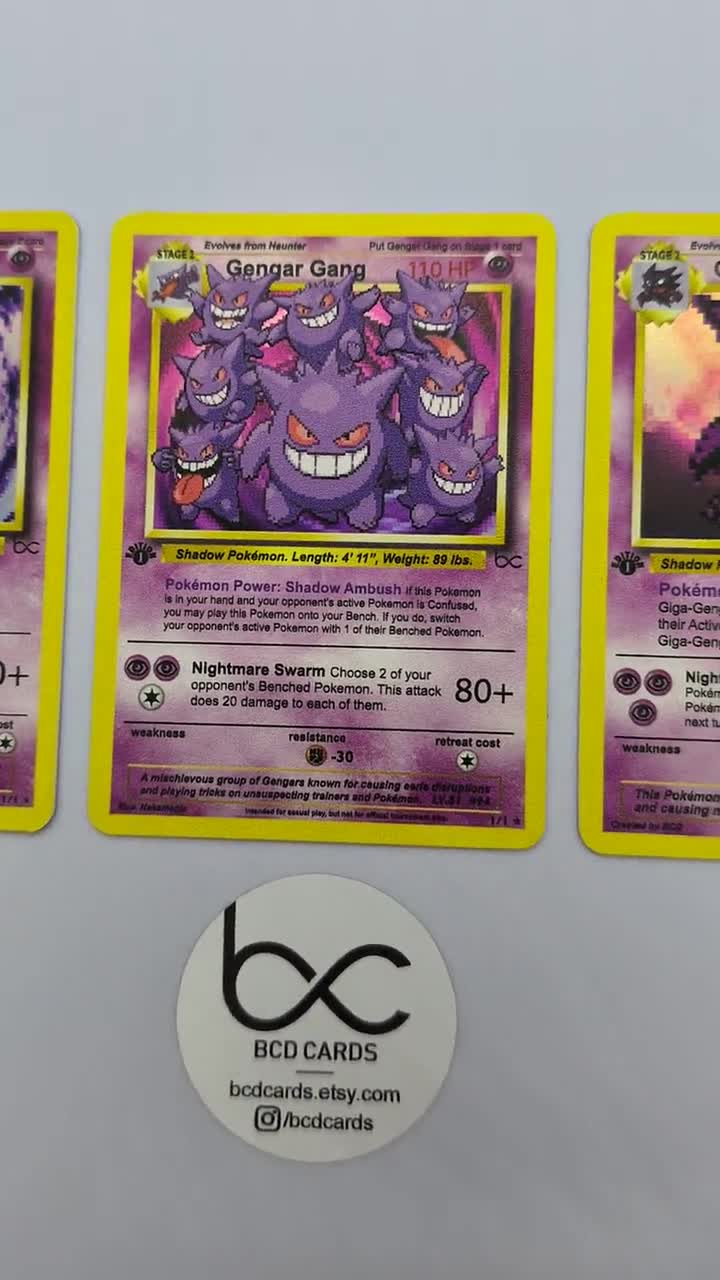 every gengar pokemon card Amazon.com: Gengar 094/165 - Haunter Gastly - Pokemon 151 - Evolution Card  Set main image 0
