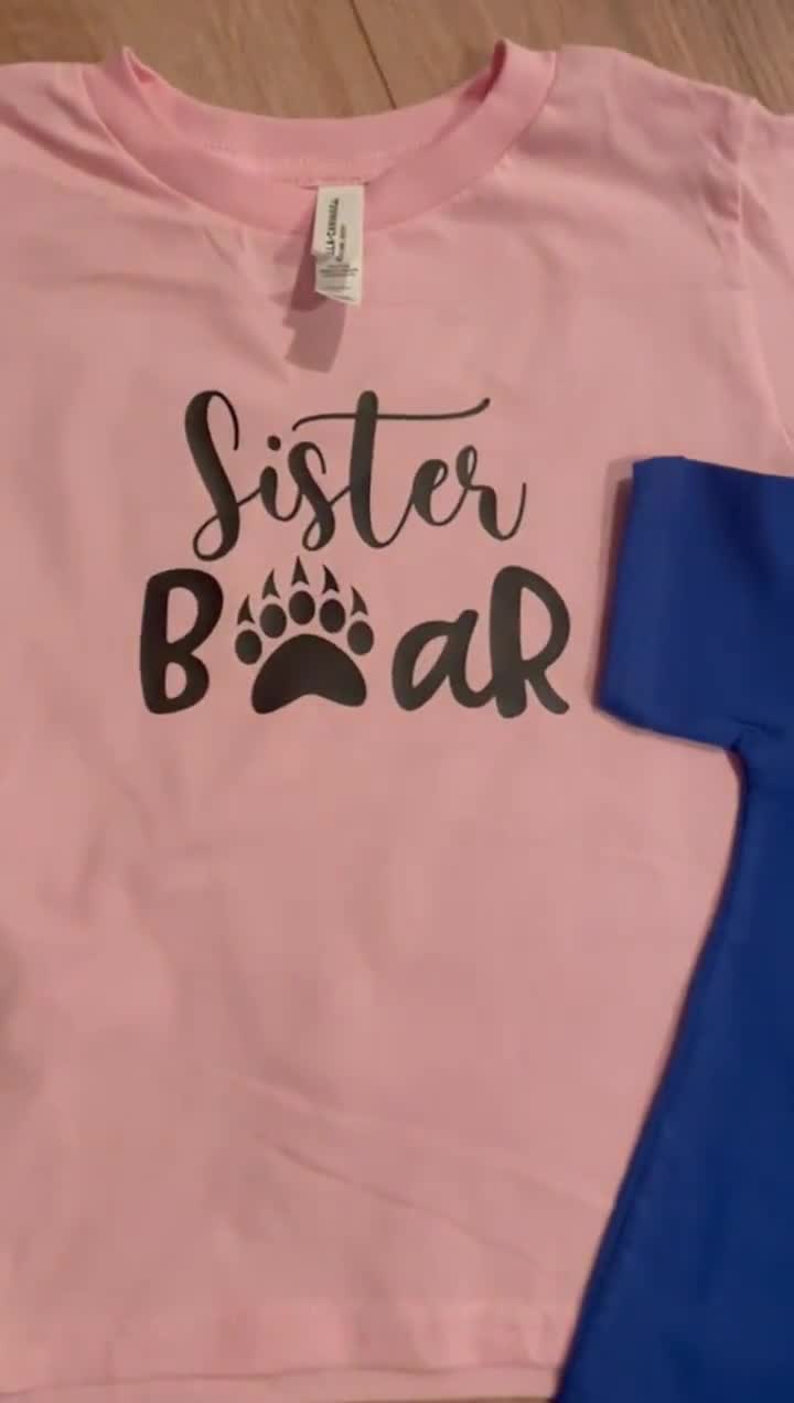 Papa Bear and Mama Bear Shirts Matching Baby Brother India
