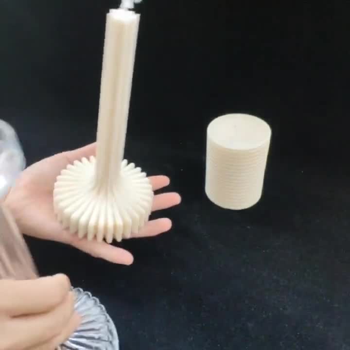 Unique Large Aesthetic Pillar Mold for Making Soy Wax Sculpture  Decorative,geometric Ridged Ripples Unique Taper Striped Candle Mould 