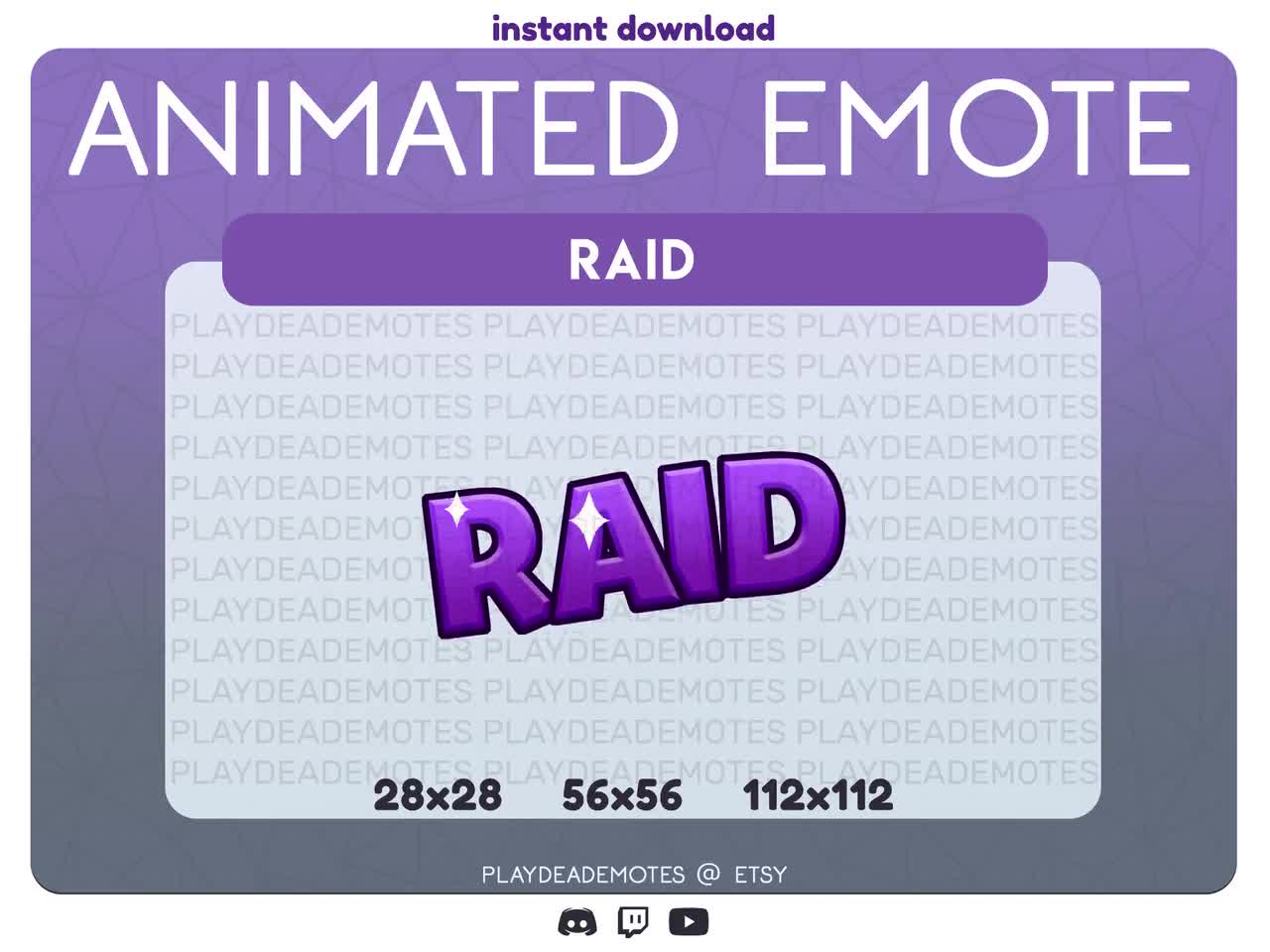 Raid Emotes Colors Raid Emotes For Twitch BTTV Discord