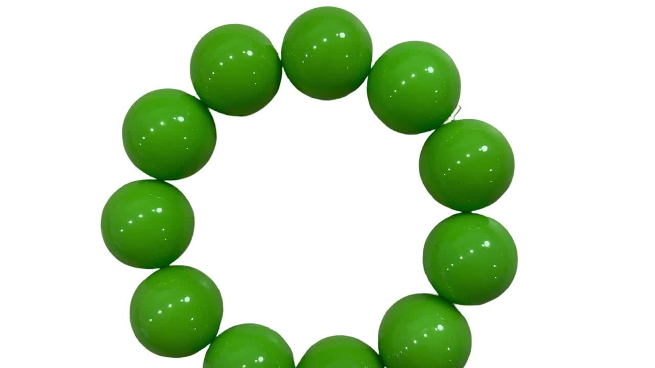 BIG DOT BANGLE GREEN BIG DOT BANGLE GREEN