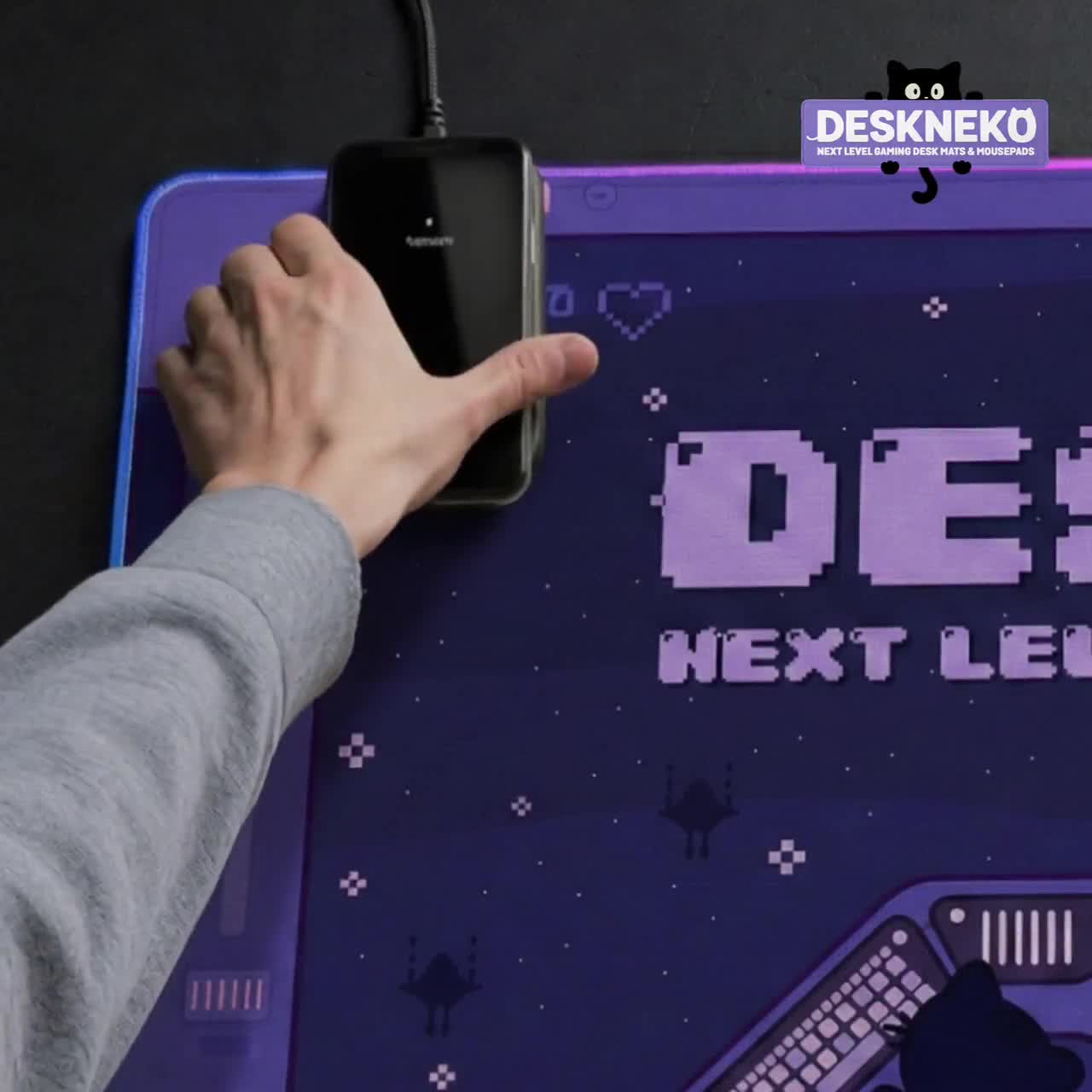 Gaming Mouse Pad RGB, 35x15.8 Large Keyboard Desk Mat 35 X11 8 Large Rgb Mouse Pad For Laptop Pc Keyboard 24 Light Effects - View #11