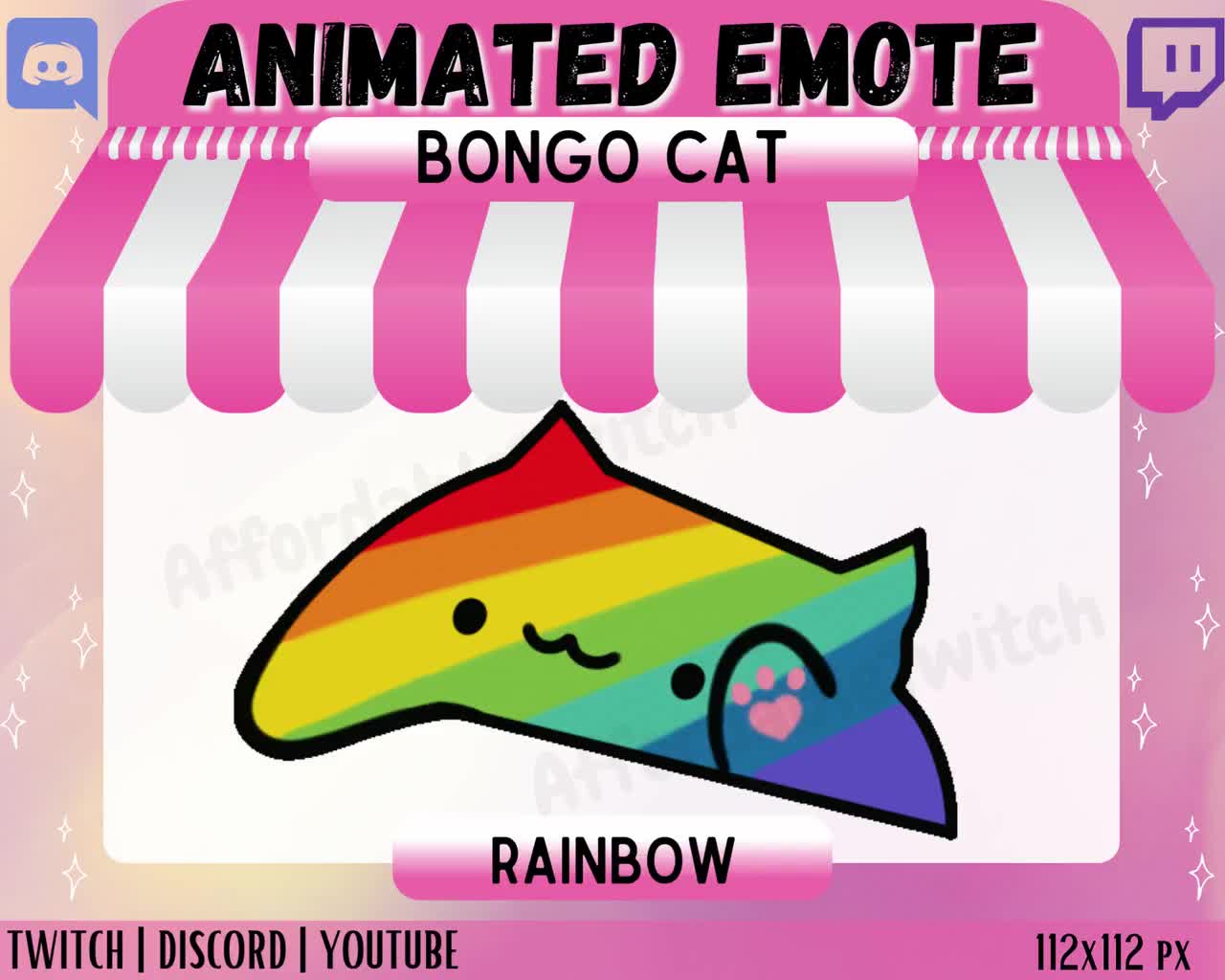  Bongo Cat T-Shirt : Clothing, Shoes & Jewelry