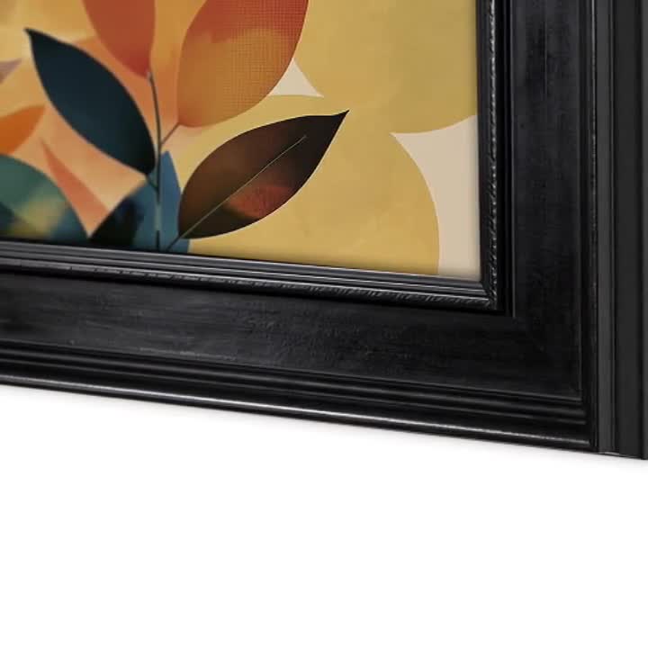 Classic Black TV Frame for Samsung the Frame, Wooden TCL Nxtvision