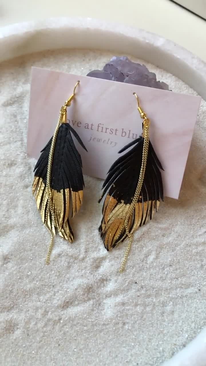 Share 204+ diy leather feather earrings latest
