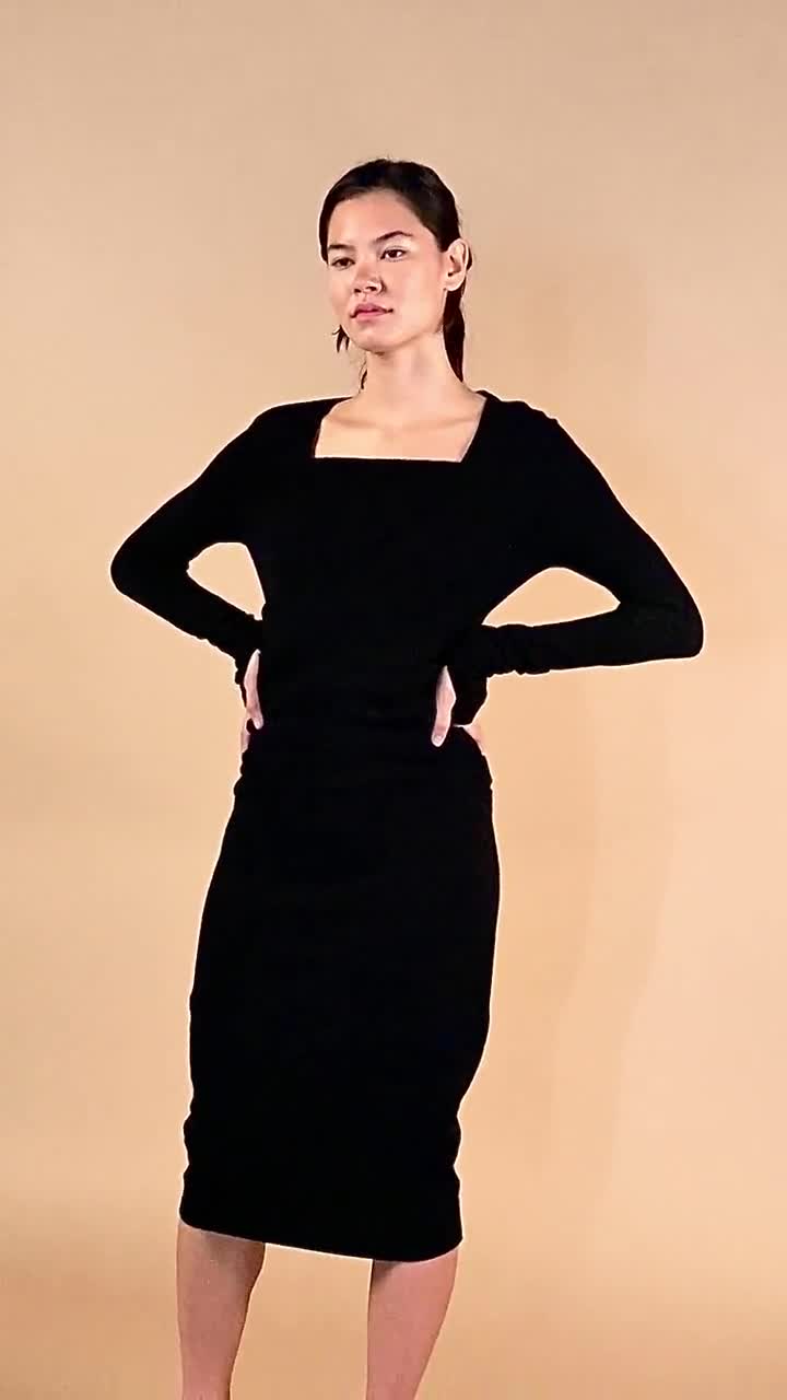 classy cocktail black dress Amazon.com: Women's Elegant Cocktail Dress Floor Length Ball Gown Long  Sleeve Bodycon Evening Dress with Gloves Split Formal Dress Wedding Guest  Dresses for Women 2024 Vintage Black : Clothing, Shoes & Jewelry