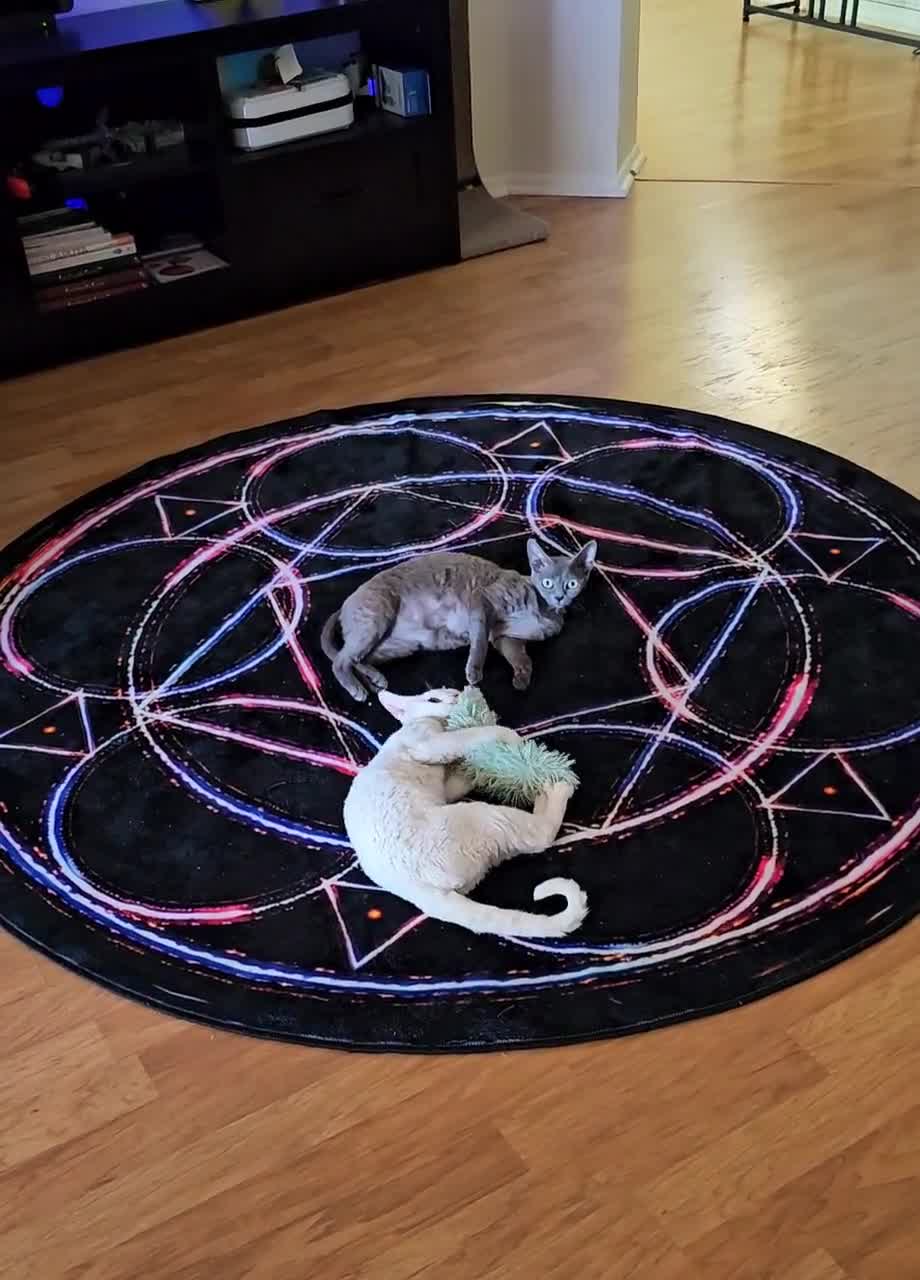 FFXIV the Ocular Rug - 6ft Round Velvet Carpet - Etsy