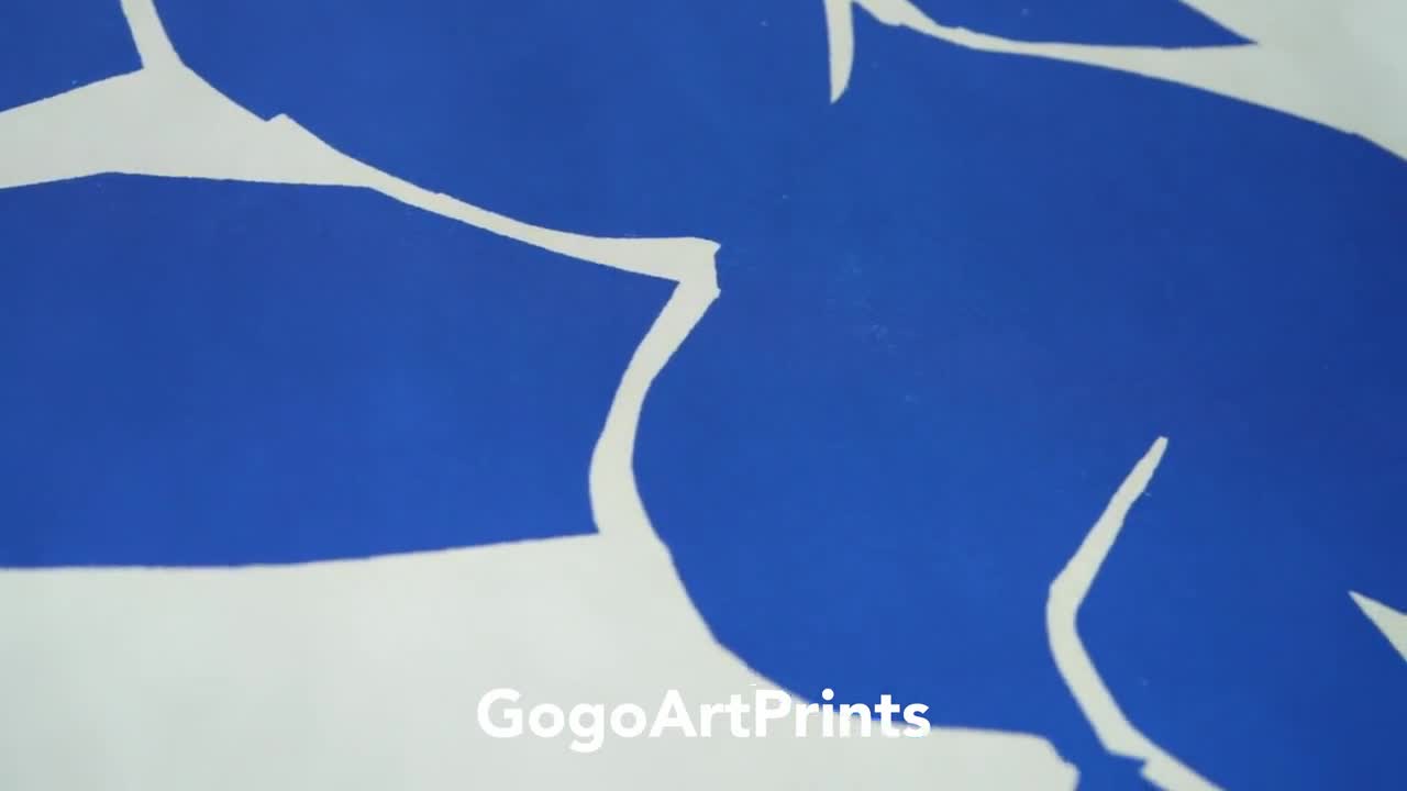 Blue Nude by Henri Matisse Print, Paper Cutouts Nu Bleu Poster, Minimalist  Modern Wall Art, Abstract Scandinavian Decor, Hausewarming Gift