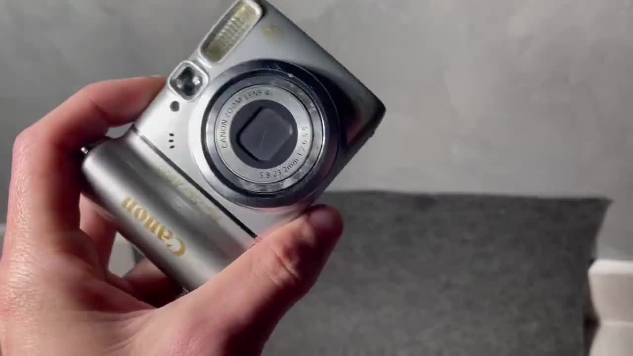 Canon Powershot A580 Silver 8.0MP Digital Compact Camera - Etsy