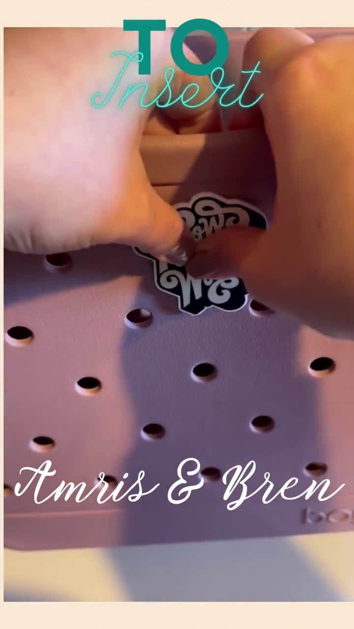 She believed she could, so she did for Bogg Bags, Bogg compatible purse charms, purse charms for Bogg bag , hard acrylic purse charm video poster