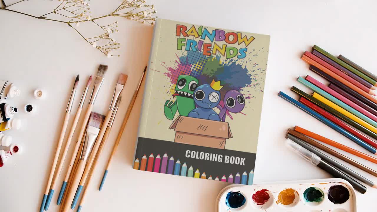 Rainbow Friends – Coloring Pages and Books in PDF