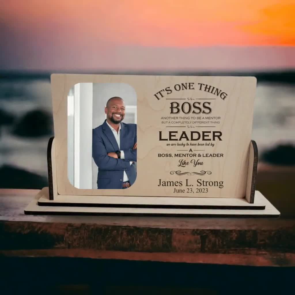 Personalized Gift for Boss Boss Quote Leadership Gift Female Boss