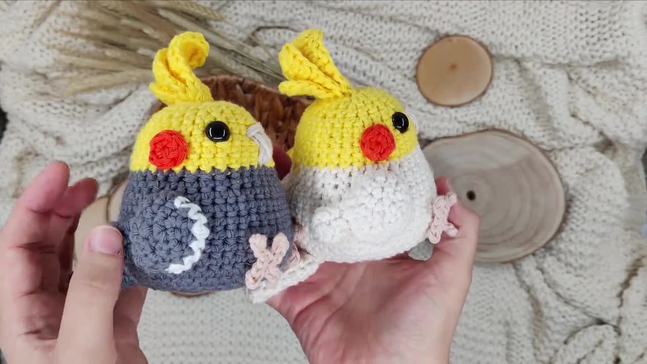 オカメインコ　編みぐるみ　チェーン オカメインコ 編みぐるみ ぬいぐるみ チェーン｜Yahoo!フリマ（旧