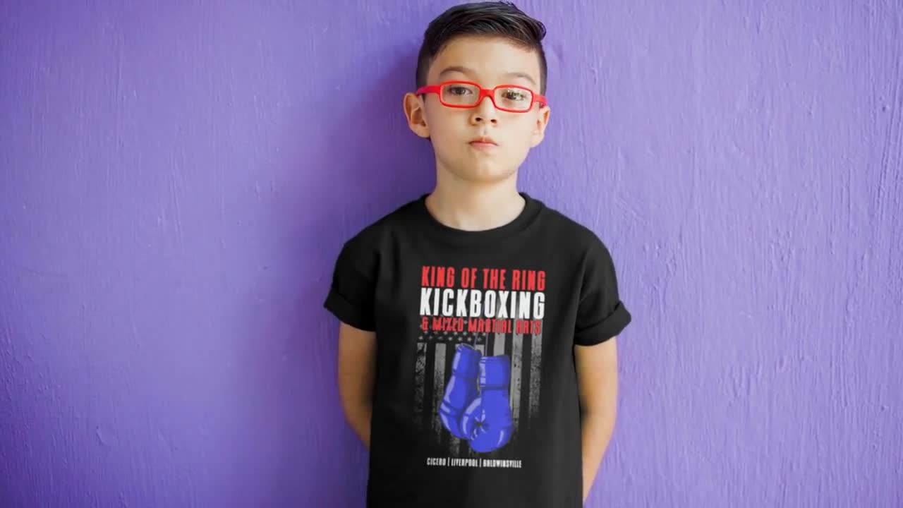 Niños personalizado camisa de boxeo mixta MMA camiseta regalo para