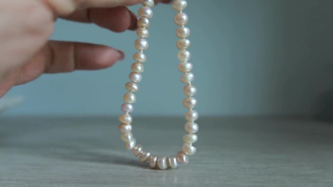Collana di perle barocche bianche, grande girocollo di perle d'acqua dolce a forma di sfera di fuoco, gioielli da sposa - Italia
