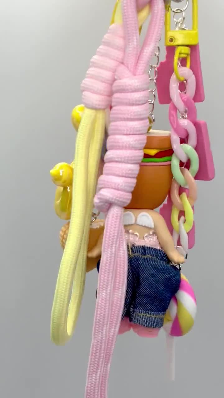 Authentic Sonny Angel Snack Series Sandwich - Custom Keychain | Bag Charm video poster