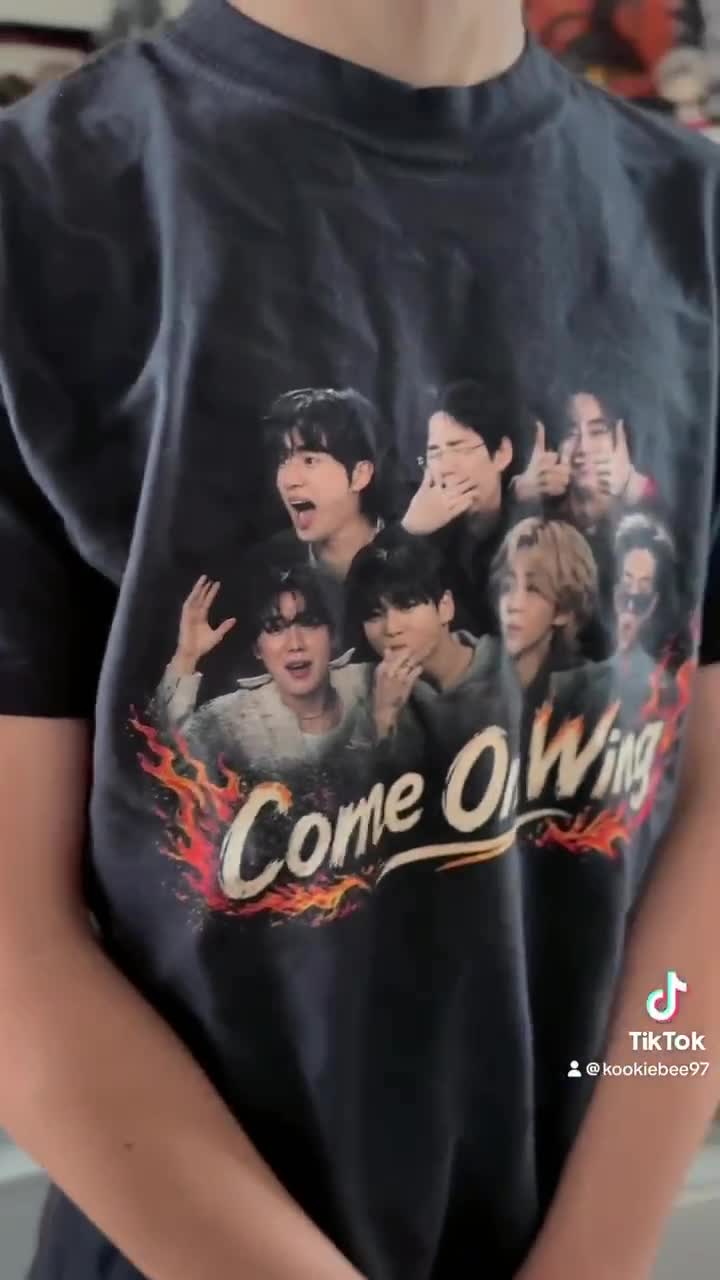 Come on Wing T-shirt, BTS, Hot Ones, Comfort Colors - Etsy