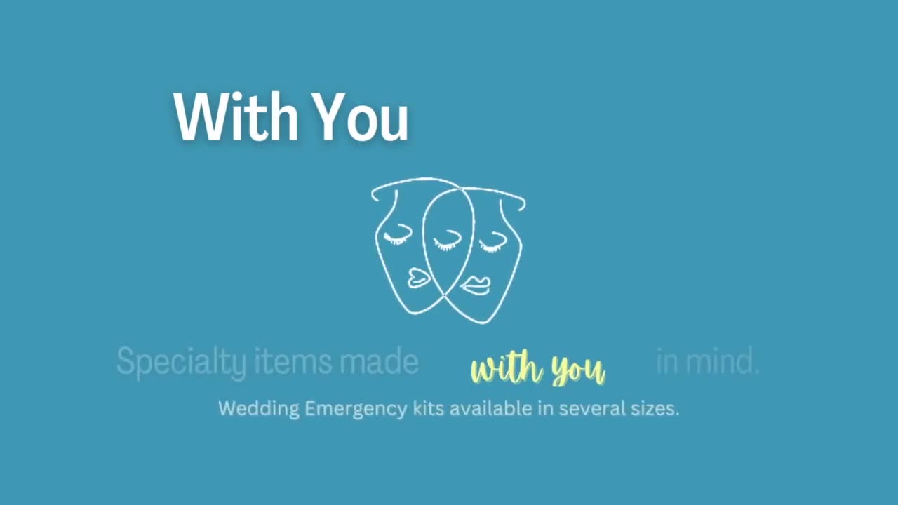 Wedding Emergency Kit - for 1-4 Women by with You in Mind