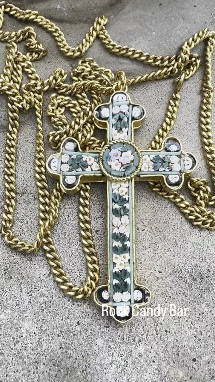 MORELLATO 5601 CIONDOLO １POINT GOLD CROSS MOTIFS NECKRACE il_fullxfull.6200832627_q8of.jpg
