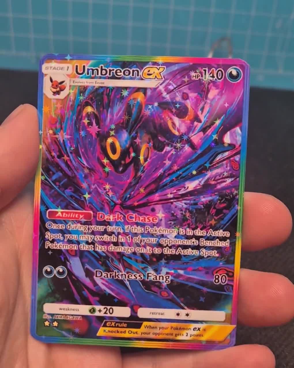 ブラッキー EX A4 208 / 海と空の叡智 / ポケモン TCG 品質カスタム