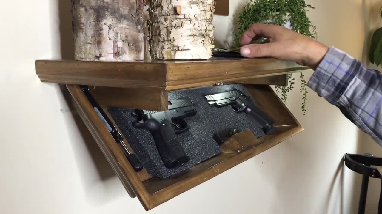 Patriot 35S Original Hidden Gun Shelf With Trap Door & RFID Lock