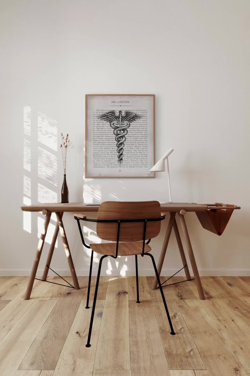 Medical Caduceus Symbol Wall Art Print, Gift for Medical Student, Medical  School Graduation Gift, Medical Office Art, Staff of Medicine Art - Etsy