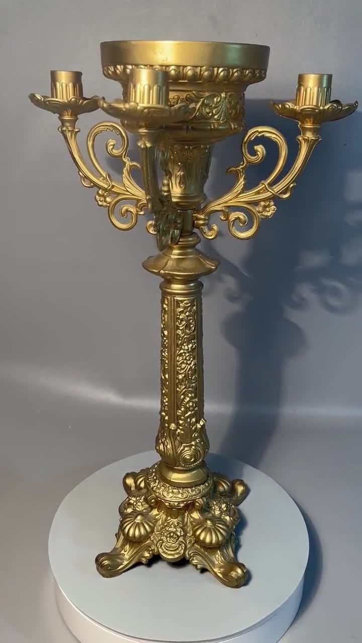 Benediction Candelabra - five light – Sacristan Brass