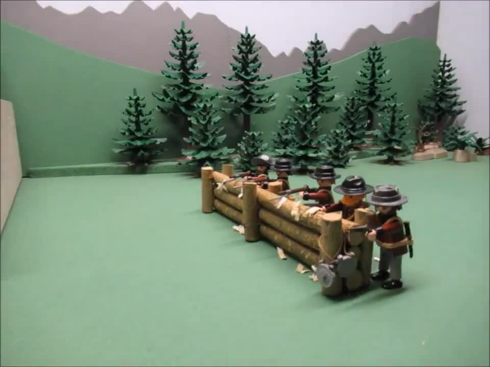 Cañón Gatling PLAYMOBIL personalizado adaptable al cañón de la Unión/Confederación de Playmobil (versión Raw) video poster