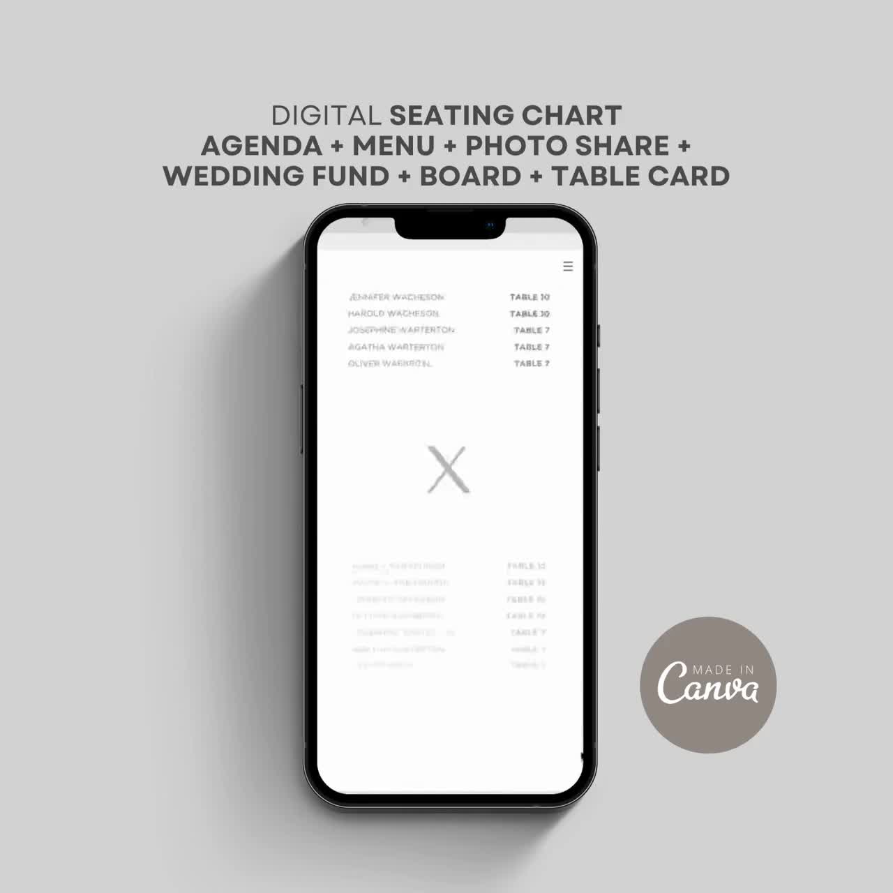 How To Make A Digital Seating Chart