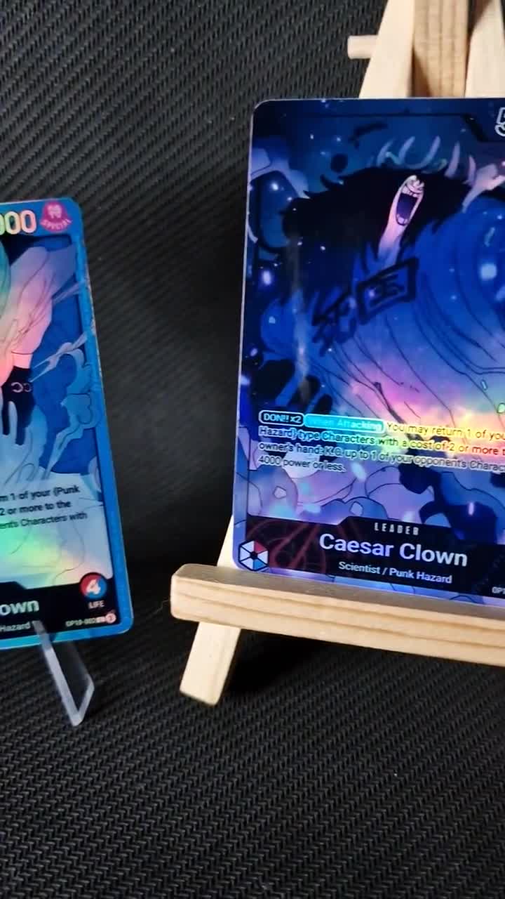 ワンピース プロキシカード ホロ シーザー クラウンリーダー