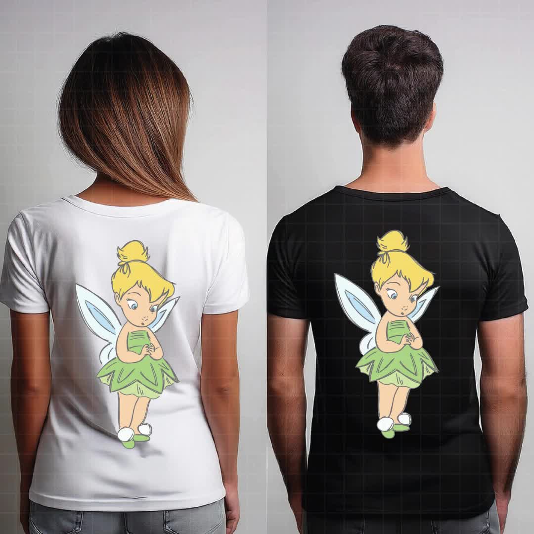 1052 - Baby Tinker Bell Dtf Full Color Svg, Eps, Jpeg, Dxf, Png