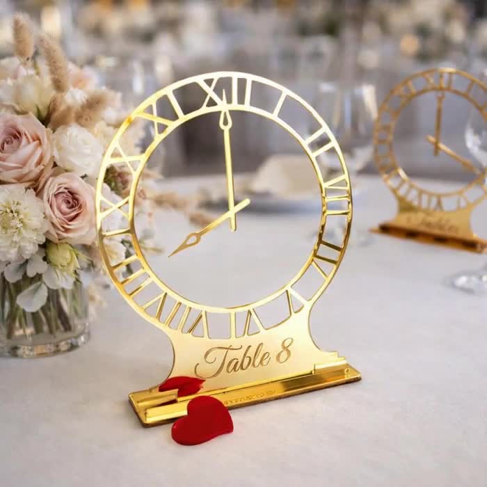 10 PORTA NUMERI Da Tavolo in Legno per Decorazioni per Catering, Feste di EUR 39,36 - IT