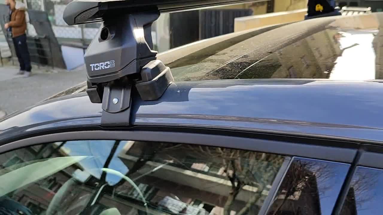 Barre Portatutto Trasversali In Alluminio Per VW Caddy 2020-2025 – Design Aerodinamico E Facile Montaggio