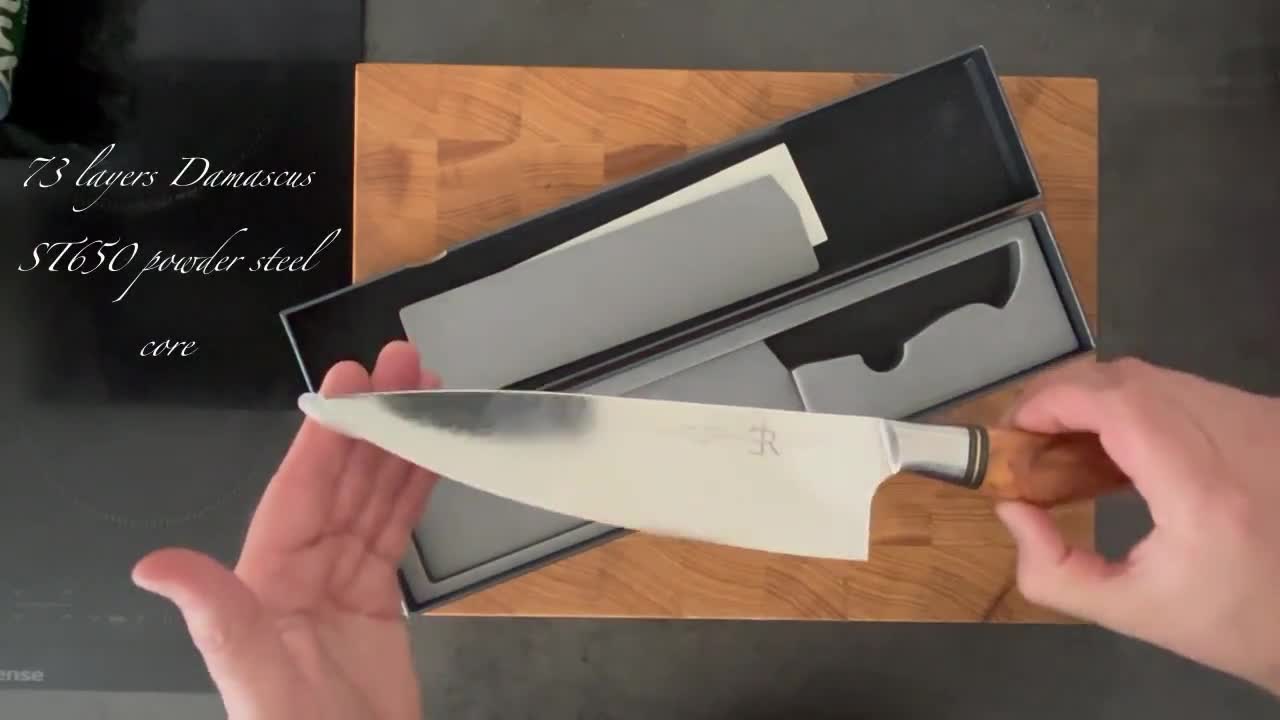 Master Kitchen - Mongolian Knife 3 Layers Super Sharp