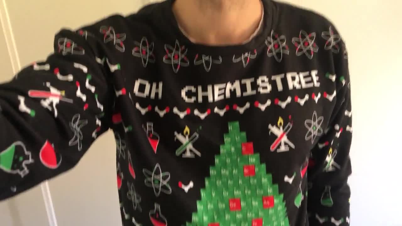 Ugly Christmas Sweater Chemistree Unisex