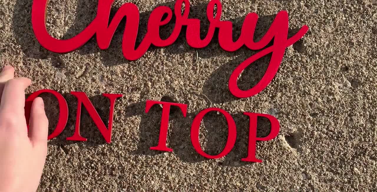 She's the Cherry on Top Sign | Birthday Arch Sign - Etsy