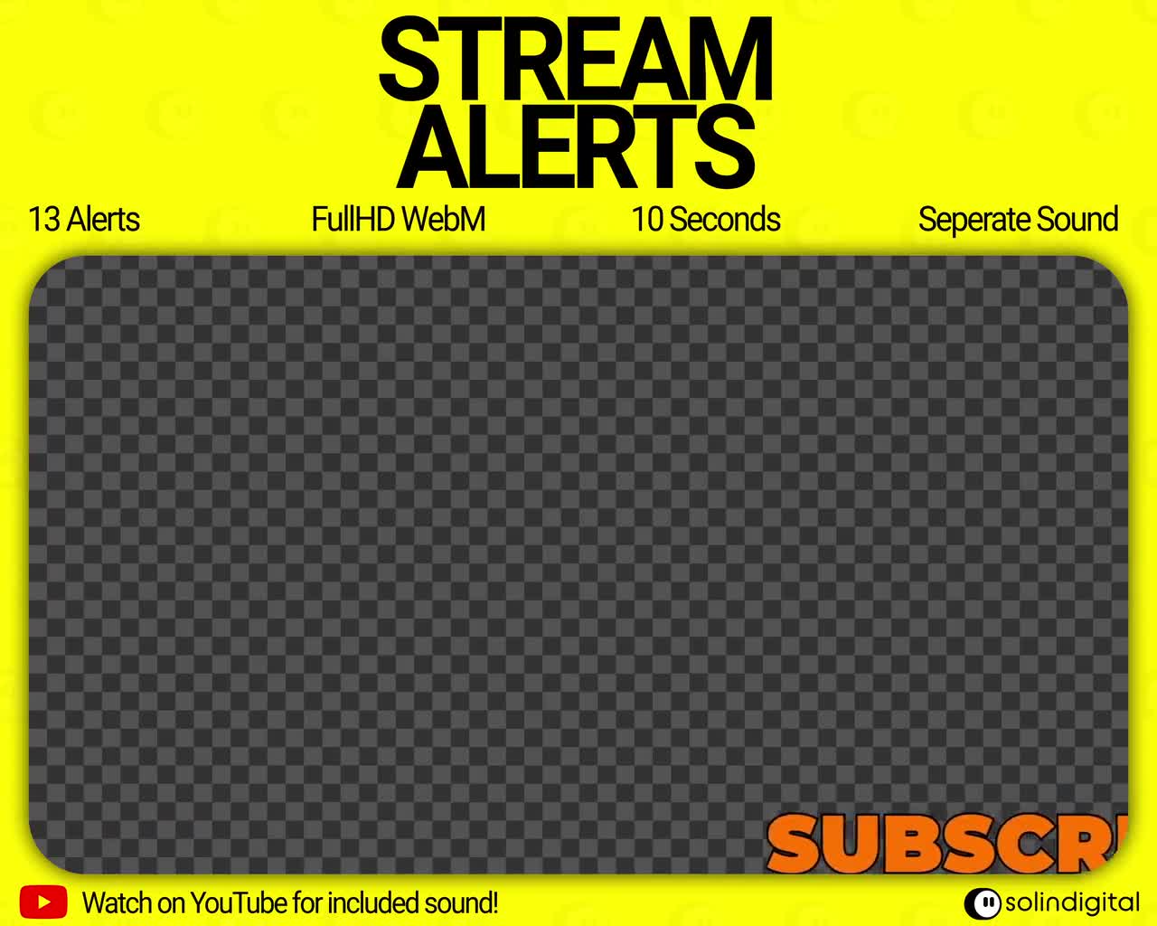 Alertas de pantalla completa de Chibi Zombies para transmisiones de Twitch, superposiciones animadas de lindos y espeluznantes dibujos animados de Halloween, YouTube Facebook Kick video poster