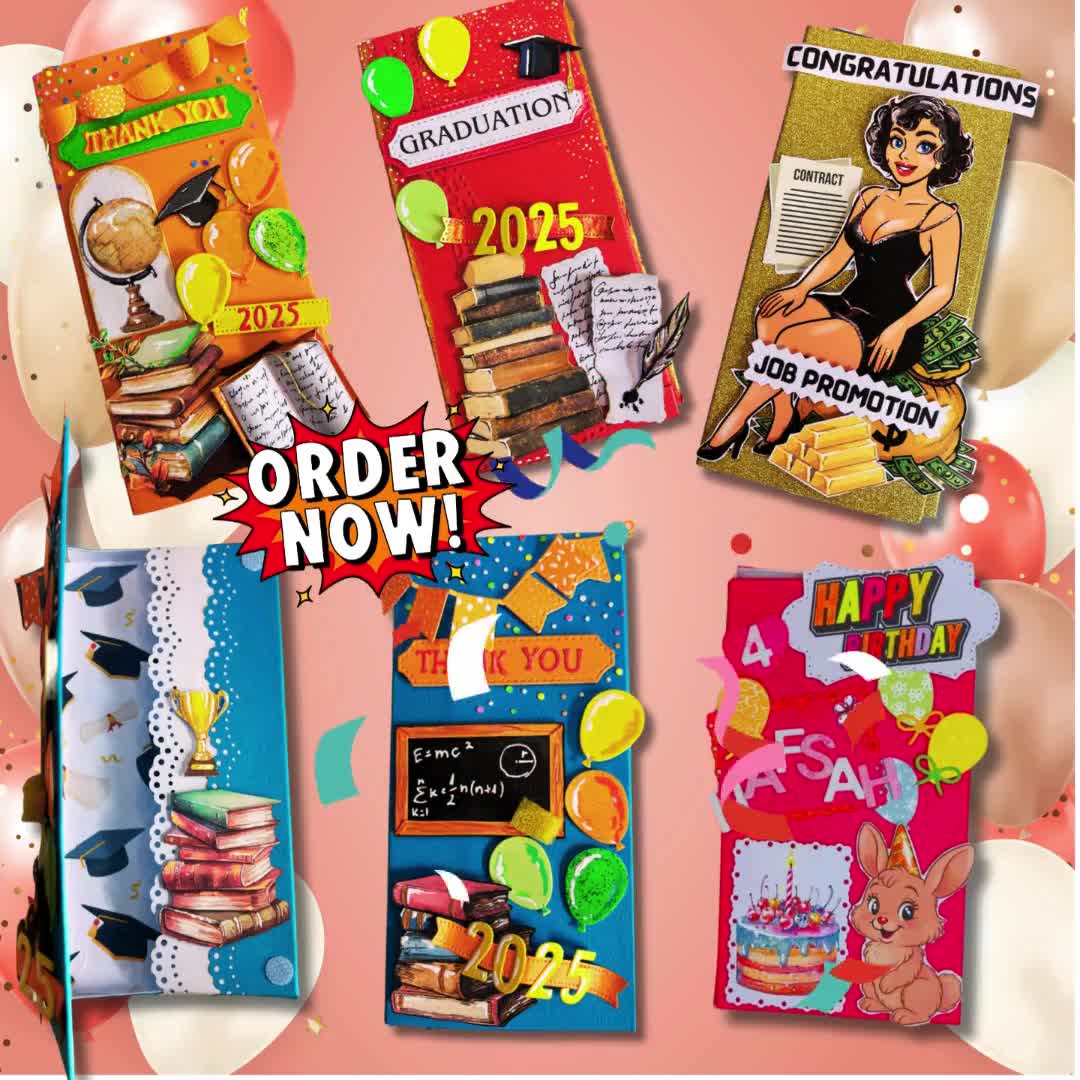 Tarjeta personalizada de chocolate Lindt: regalo de celebración hecho a mano video poster