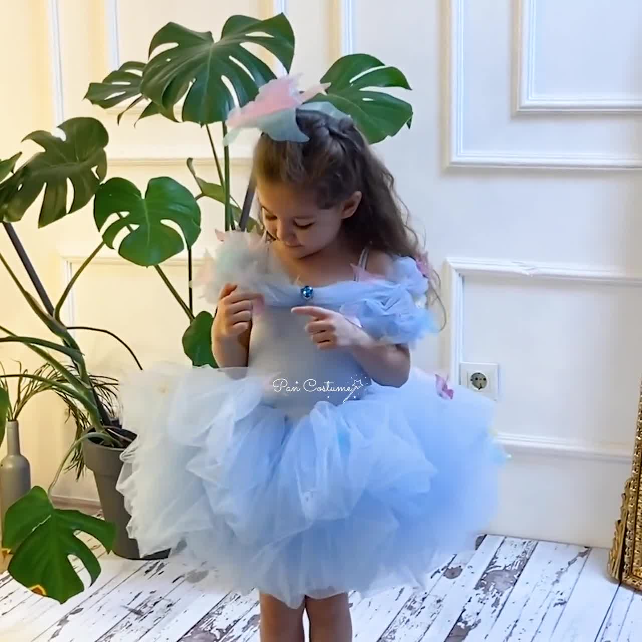 cinderella blue butterfly dress Alette Maxi Dress Flutter Sleeves – Powder Blue Bridesmaid & Wedding G