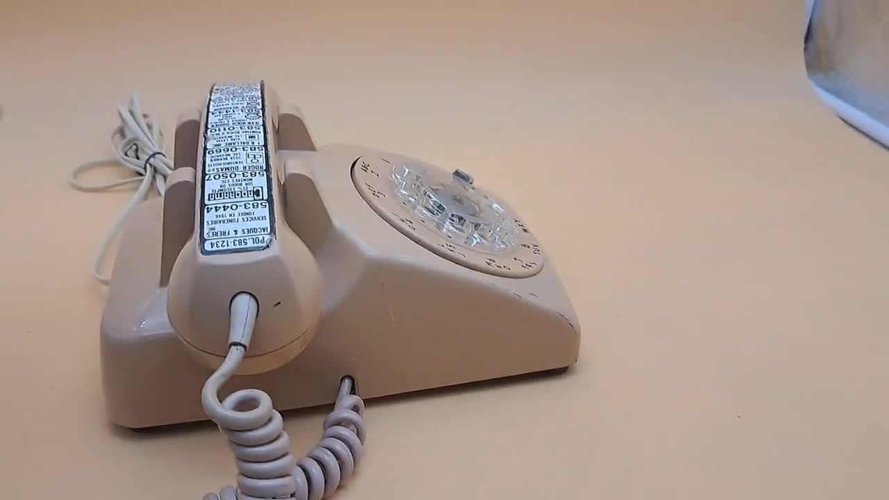 ビンテージ回転式電話機 NE-500 - Etsy 日本