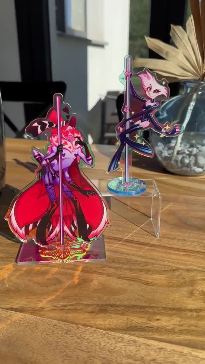 Hazbin Hotel || Valentino Pole Ver. || Holo Rainbow Standee - Etsy
