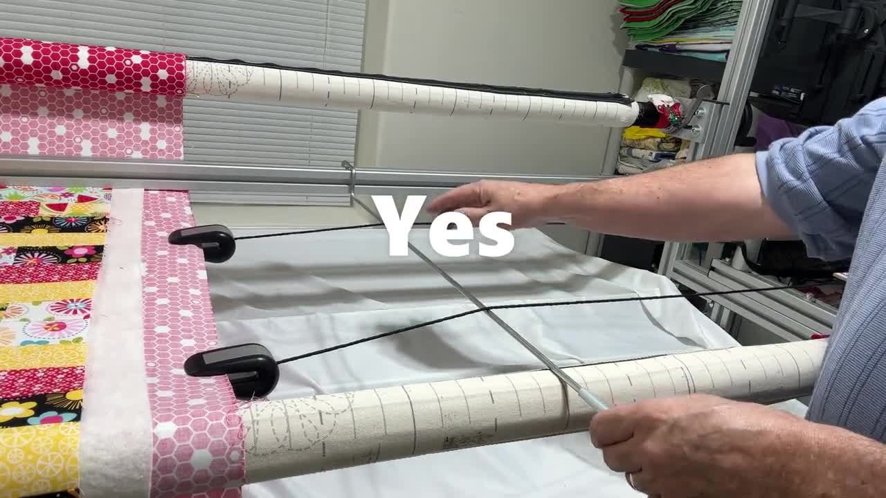 Quilt Clamp Stabilizer: Metal Rod for Side Clamps video poster