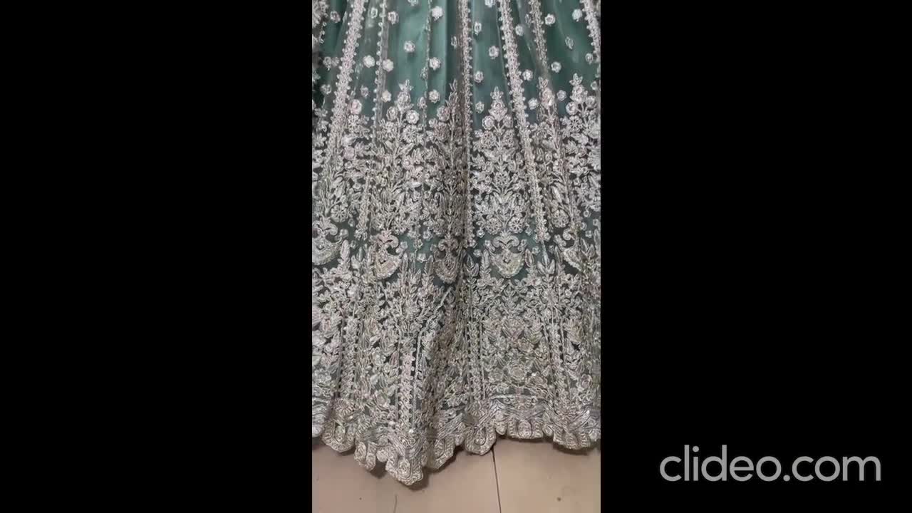 Buy Bridal Wear Beautiful Multi Colour Velvet Lehenga Choli With Soft Net  Designer Dupatta Indian Wedding Wear Embroidery Worked Lehenga Choli Online  in India - Etsy