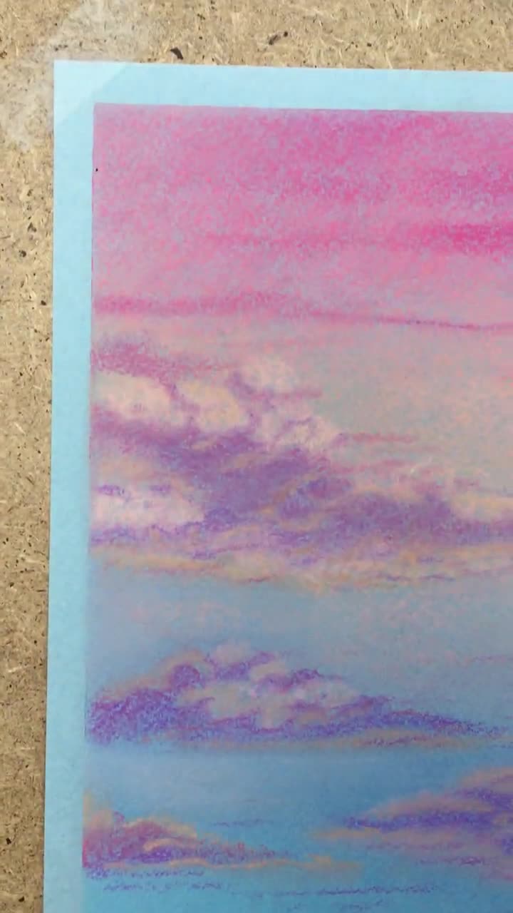 How to Paint Pink Clouds — Doodle and Stitch